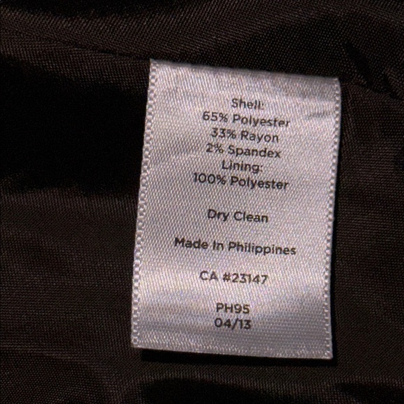 Talbots Brown / tan Blazer Tailored Suit Jacket XL see measurements no size tag - Picture 13 of 16